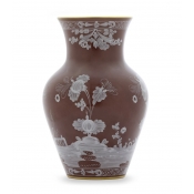Ginori Oriente Italiano Castagna Ming Vase - 9"